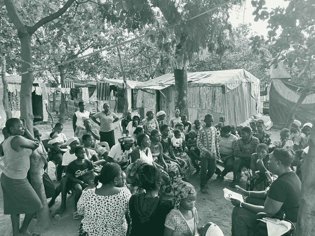 Photograph from a Fisho Initiative feeding outreach.