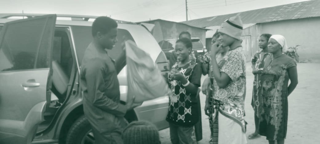Photograph from a Fisho Initiative feeding outreach.