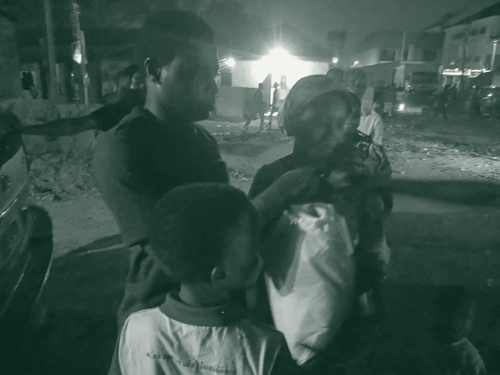 Photograph from a Fisho Initiative feeding outreach.