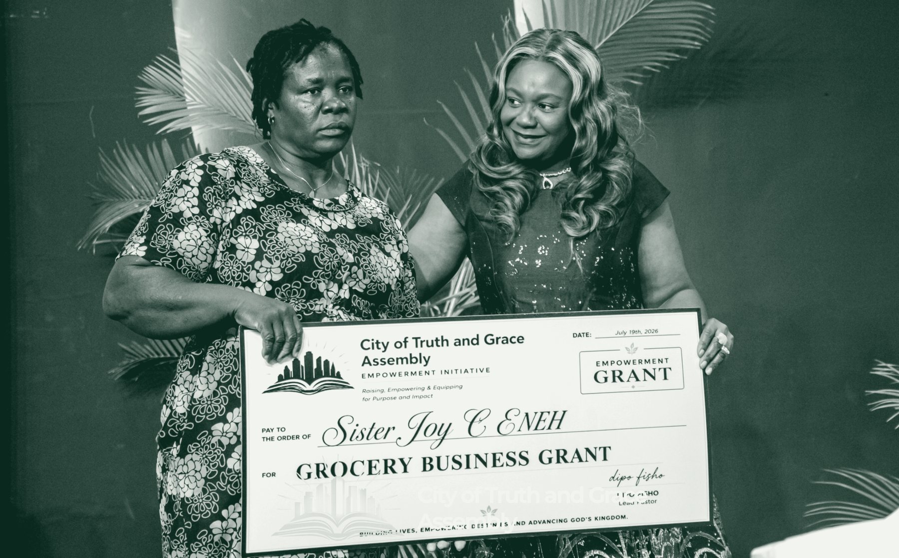 Photograph from a Fisho Initiative empowerment ceremony.